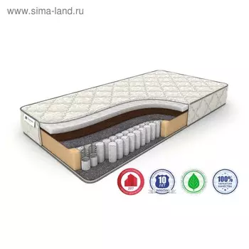 Матрас Single Holl Hard TFK, размер 180 х 200 см, высота 19 см, жаккард