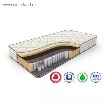 Матрас Single SleepDream Medium TFK, размер 150 х 190 см, высота 19 см, жаккард