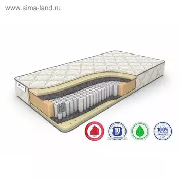 Матрас Sleep-2 S-1000, размер 180 х 195 см, высота 19 см, трикотаж