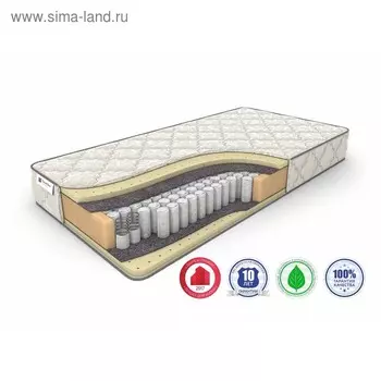 Матрас Sleep-2 TFK, размер 180 х 195 см, высота 19 см, жаккард