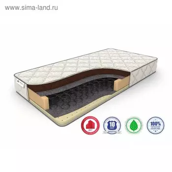 Матрас SleepDream BS-120, размер 120 х 195 см, высота 20 см, жаккард