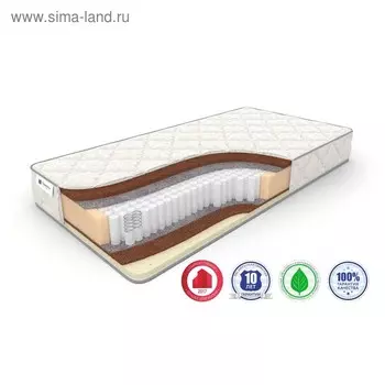 Матрас SleepDream Hard S-1000, размер 160 х 190 см, высота 22 см, трикотаж