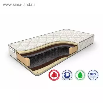 Матрас SleepDream Medium BS-120, размер 120 х 190 см, высота 22 см, жаккард