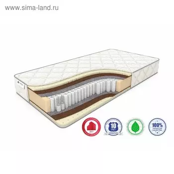 Матрас SleepDream Medium S-1000, размер 80 х 200 см, высота 23 см, трикотаж