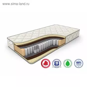 Матрас SleepDream Medium TFK, размер 90 х 195 см, высота 23 см, жаккард