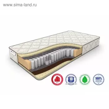 Матрас SleepDream Soft TFK, размер 200 х 200 см, высота 22 см, жаккард