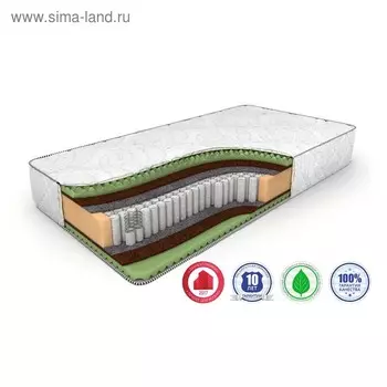 Матрас Space Massage S-1000, размер 160 х 190 см, высота 24 см, трикотаж
