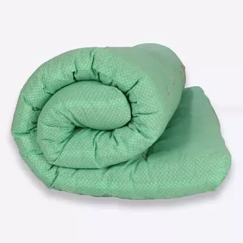 Матрас ватный 140190 см, высота 7 см, чехол бязь, МИКС