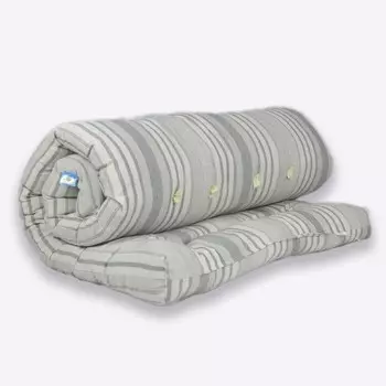 Матрас ватный, 80200 см, высота 7 см, чехол тик, МИКС