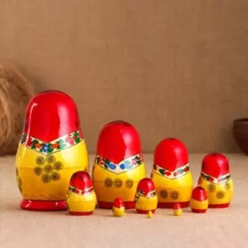 Матрешка "Анюта" 10 кукольная