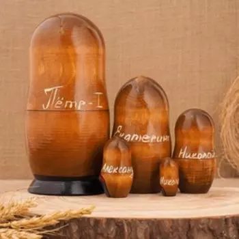 Матрешка "Пётр I" 5 кукол