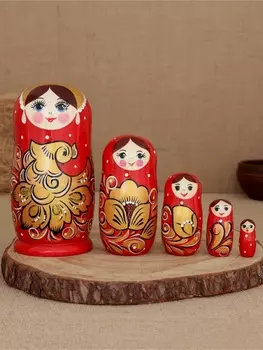 Матрешка "Жар птица" 5 кукольная