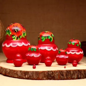 Матрёшка 10-кукольная "Элина", 12-13 см