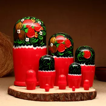 Матрёшка 10-кукольная "Мария", 23-27 см