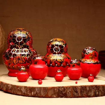 Матрёшка 10-кукольная "Милена", 12-13 см