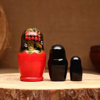 Матрёшка 3х-кукольная, "Людмила краса", 10-11 см