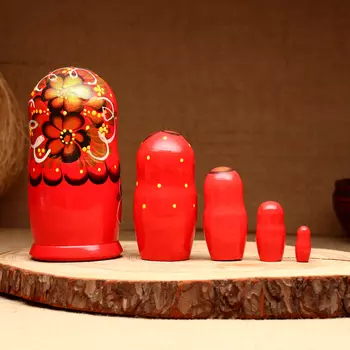 Матрёшка 5-кукольная "Анастасия", 14-15 см