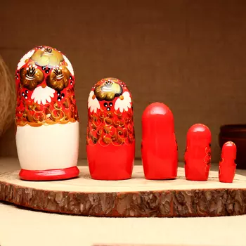 Матрёшка 5-кукольная "Марфа", 14-15 см