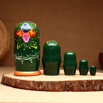 Матрёшка 5-кукольная "Матрёна", 14-15 см