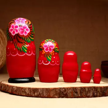 Матрёшка 5-кукольная "Мирослава", 17-18 см