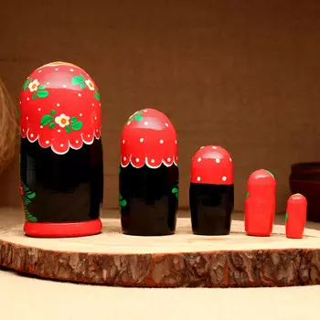 Матрёшка 5-кукольная "Олеся", 14-15 см