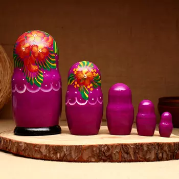 Матрёшка 5-кукольная "Паулина", 17-18 см