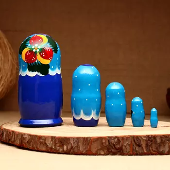 Матрёшка 5-кукольная "Уральская модница", 14-15 см