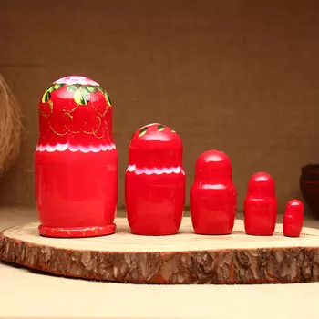 Матрёшка 5-кукольная "Жанна", 14-15 см