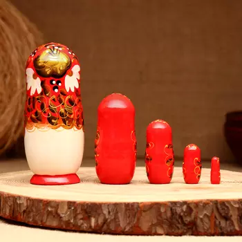 Матрёшка 5-кукольная "Жанна ромашки", 10-11 см