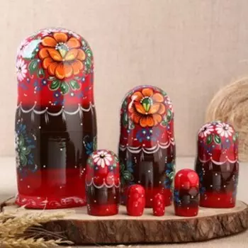 Матрёшка «Букет», 7 кукольная