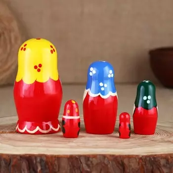 Матрёшка «Курочка», 5 кукольная, 11 см