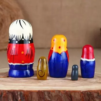 Матрёшка «Репка», 5 кукольная, 11 см