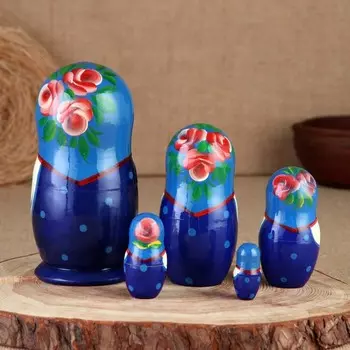 Матрёшка «Рябинка», 5 кукольная, 17 см