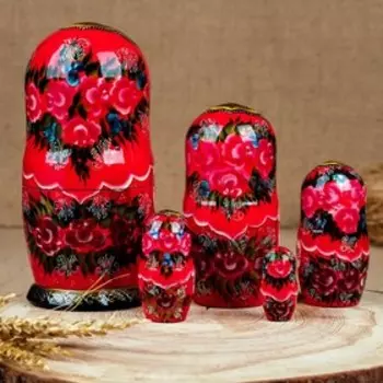 Матрёшка «Жар-птица», 5 кукольная, люкс