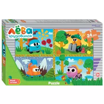 Макси-пазл «Грузовичок Лёва», 24 элемента