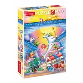 Макси-пазл «Подводные приключения», 54 элемента