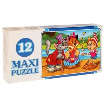 Макси-пазл «Сказки», 12 элементов, МИКС