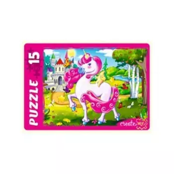 Макси-пазлы «Единорожек», 15 элементов