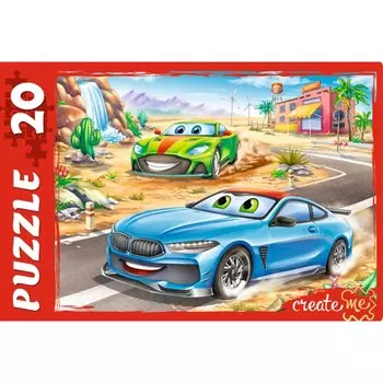 Макси-пазлы «Крутые машинки №12», 20 элементов