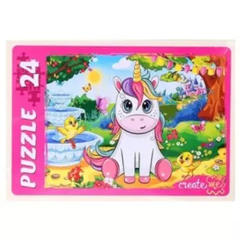 Макси-пазлы «Милый единорог №3», 24 элемента