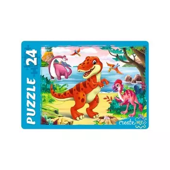 Макси-пазлы «Мир динозавров №26», 24 элемента