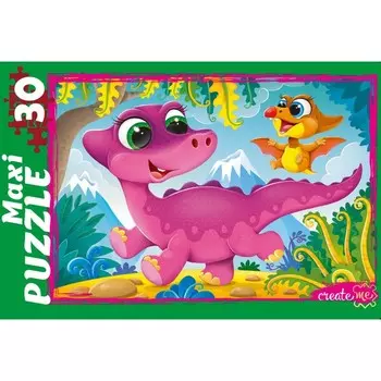 Макси-пазлы «Мир динозавров № 37», 30 элементов