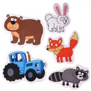 Макси-пазлы «Синий трактор: Лесные жители»