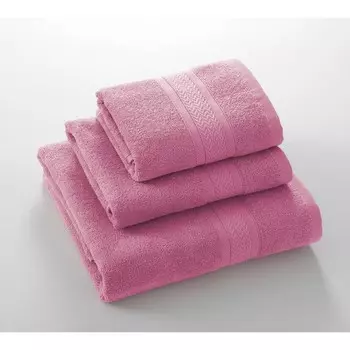 Маxровое полотенце «Утро», размер 40x70 см, цвет розовый