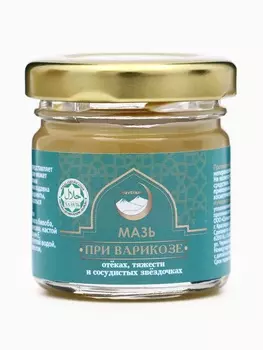 Мазь при варикозе, отёках, тяжести и сосудистых звездочках, GoryStepy, 30 мл