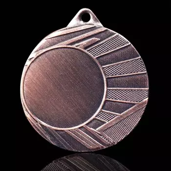 Медаль под нанесение бронза, d=4 см, без ленты