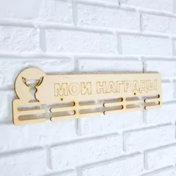 Медальница "Мои награды" кубок, 45х12см