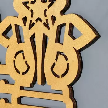 Медальница с фото "Мои победы!" бежевый цвет, 47х27,5 см