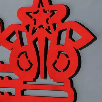 Медальница с фото "Мои победы!" красный цвет, 47х27,5 см