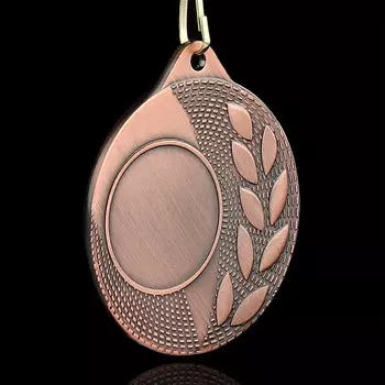 Медаль под нанесение бронза, d=5 см, с лентой